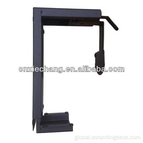 Pc Holder Under Desk Adjustable CPU Holder UpLift Standing Desk Accessories Manufactory